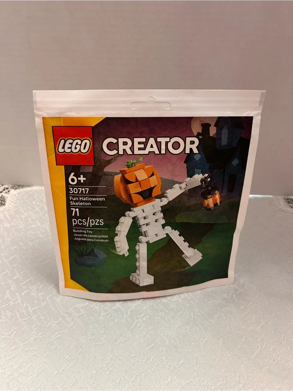 New 2026 Lego Creator 30717 Fun Halloween Skeleton Paperbag set